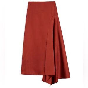 NWT Ted Baker Terra Asymmetric Midaxi Skirt, Size0 (USA size 2)